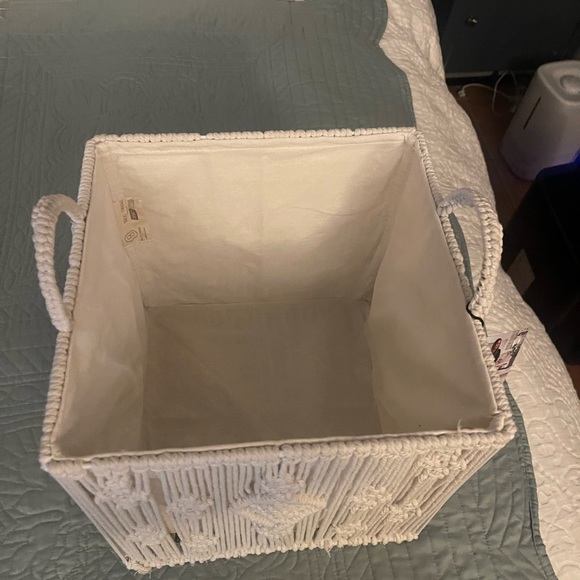 Becky Owens Woven Storage Box - color Beige - Picture 7 of 10